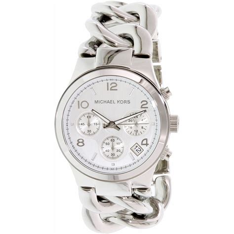 michael kors women's runway silver|Michael Kors silver runway.